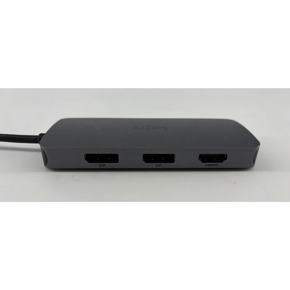 Selore USB C Docking Station VGA HDMI and DP Monitor Adapter USB C Hub